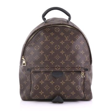 Louis Vuitton Palm Springs Backpack Monogram Canvas MM Brown 396656
