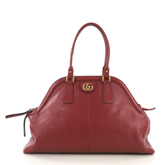 Gucci RE(BELLE) Top Handle Bag Leather Large Red 3966713