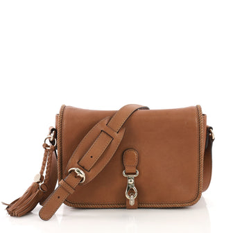 Gucci Marrakech Messenger Bag Leather Medium Brown