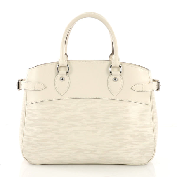 Louis Vuitton White Epi Leather Passy PM Bag Louis Vuitton