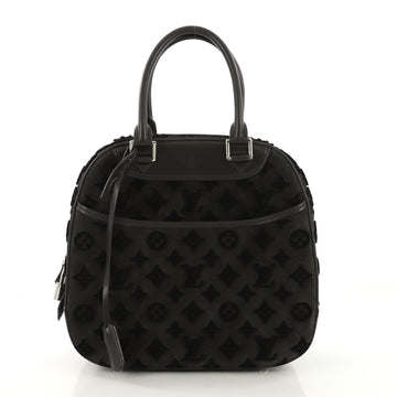Louis Vuitton Deauville Cube Bag Limited Edition Monogram Canvas Tuffetage