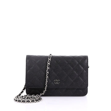 Chanel Wallet on Chain Quilted Caviar Black 39685/104