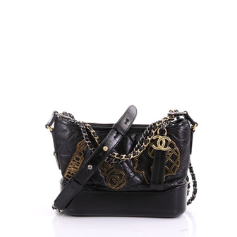 Chanel Gabrielle Hobo Embellished Quilted Aged Calfskin 3968510