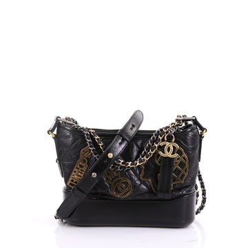 Chanel Gabrielle Hobo Embellished Quilted Aged Calfskin 3968510