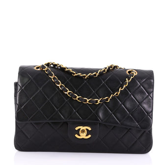 Chanel Vintage Classic Double Flap Bag Quilted Lambskin 3968516
