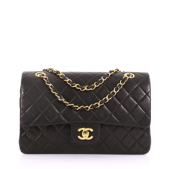 Chanel Vintage Classic Double Flap Bag Quilted Lambskin 3968526
