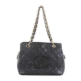 Chanel Petite Timeless Tote Quilted Caviar Black
