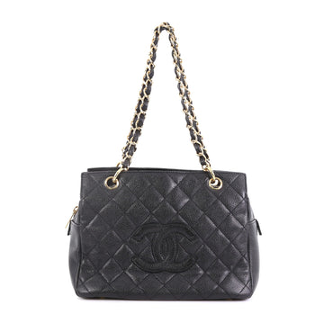 Chanel Petite Timeless Tote Quilted Caviar Black