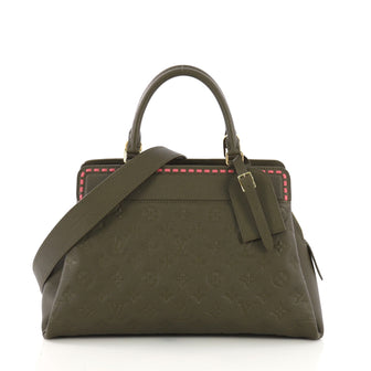 Vosges Handbag Whipstitch Monogram Empreinte Leather MM
