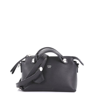 Fendi By The Way Satchel Calfskin Mini Black