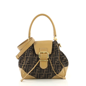 Fendi Vintage Belted Drawstring Bag Zucca Canvas Medium 3968582