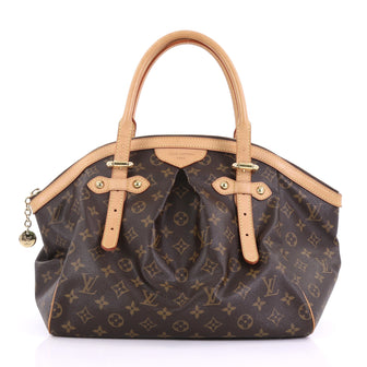 Louis Vuitton Tivoli Handbag Monogram Canvas GM Brown 396961