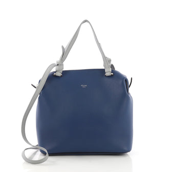 Celine Soft Cube Bag Leather Small Blue 3971116
