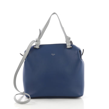 Celine Soft Cube Bag Leather Small Blue 3971116