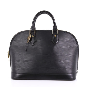 Louis Vuitton Vintage Alma Handbag Epi Leather PM Black 3971117
