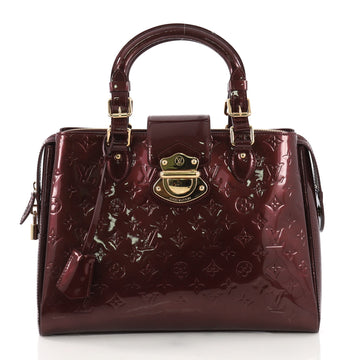 Louis Vuitton Melrose Avenue Handbag Monogram Vernis Purple 397111