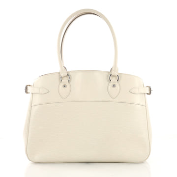 Louis Vuitton Passy Handbag Epi Leather GM White 3971151