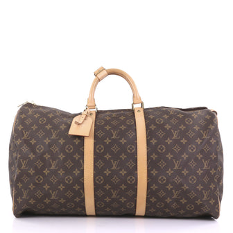 Louis Vuitton Keepall Bag Monogram Canvas 55 Brown 3971165