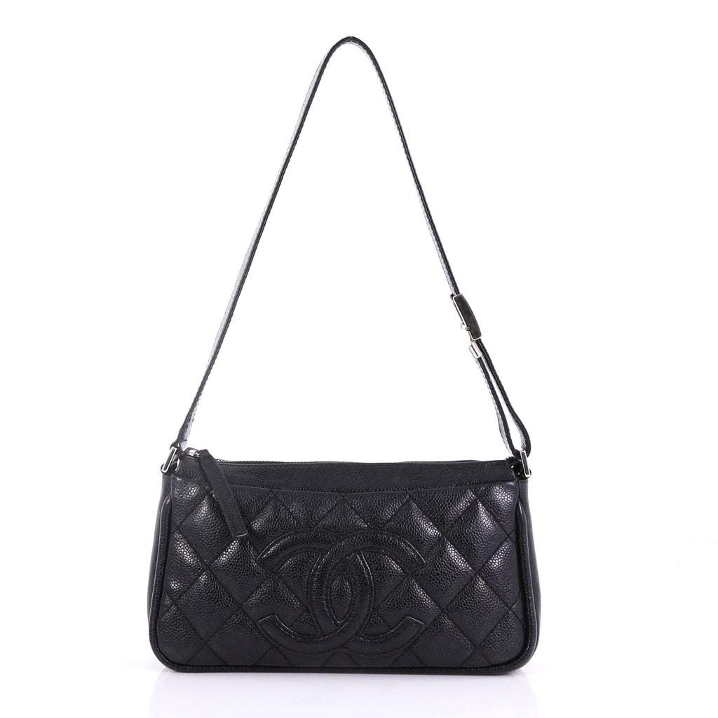 Chanel Vintage Timeless CC Adjustable Shoulder Bag Quilted 397233