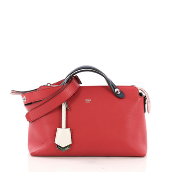 Fendi By The Way Satchel Calfskin Small Red 397311