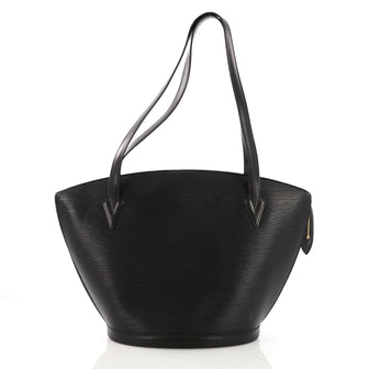 Louis Vuitton Saint Jacques Handbag Epi Leather GM Black 397511