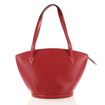 Louis Vuitton Saint Jacques Handbag Epi Leather GM Red 397513