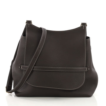 The Row Hunting Crossbody Bag Leather 11 Brown 397665