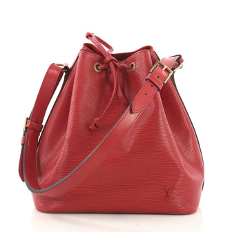 Louis Vuitton Petit Noe Handbag Epi Leather Red 397892