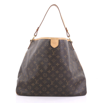 Louis Vuitton Delightful Handbag Monogram Canvas MM Brown 398551