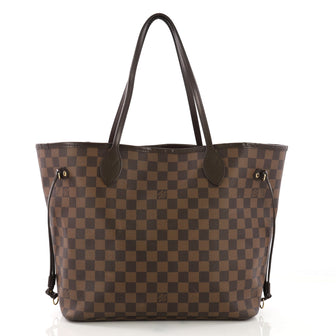 Louis Vuitton Neverfull NM Tote Damier MM Brown 3986501