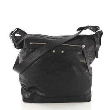 Balenciaga Model: Arena Day Messenger Classic Studs Handbag Leather Black 39912/6