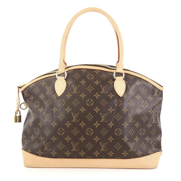 Louis Vuitton Lockit Handbag Monogram Canvas Horizontal 399136