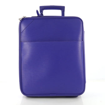 Louis Vuitton Pegase Luggage Epi Leather 45 Purple
