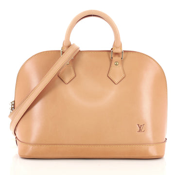 Louis Vuitton Alma Handbag Limited Edition Vachetta Leather 399953