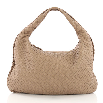 Bottega Veneta Veneta Hobo Intrecciato Nappa Medium Neutral 400141