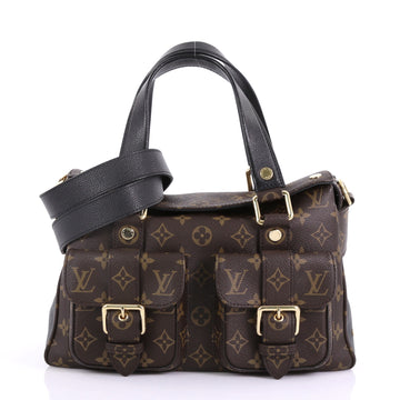 Louis Vuitton Manhattan NM Handbag Monogram Canvas with Leather