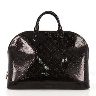 Alma Handbag Monogram Vernis XL