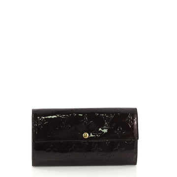 Louis Vuitton Sarah Wallet Monogram Vernis Purple