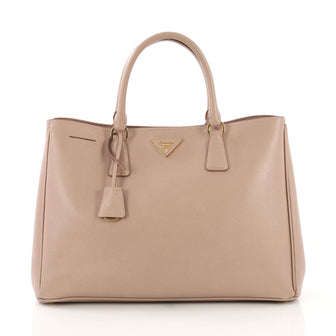 Prada Lux Open Tote Saffiano Leather Large Pink 400541