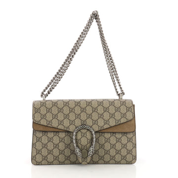 Gucci Dionysus Handbag GG Coated Canvas Small Brown 400581