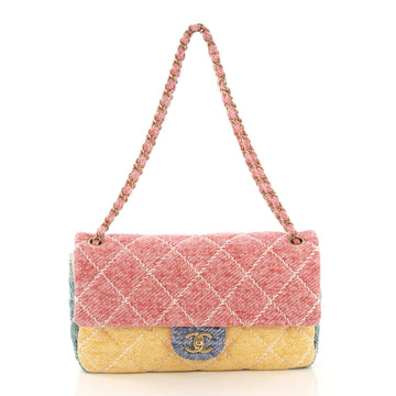 Chanel Ultimate Stitch Flap Bag Multicolor Quilted Jersey Medium