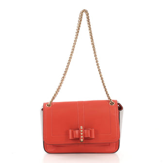 Christian Louboutin Sweet Charity Shoulder Bag Leather Small Red 40066172