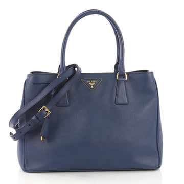 Prada Gardener's Tote Saffiano Leather Medium Blue 40066179