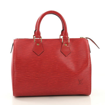 Louis Vuitton Speedy Handbag Epi Leather 25 Red 4006619