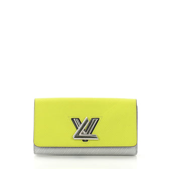 Louis Vuitton Twist Wallet Epi Leather Yellow