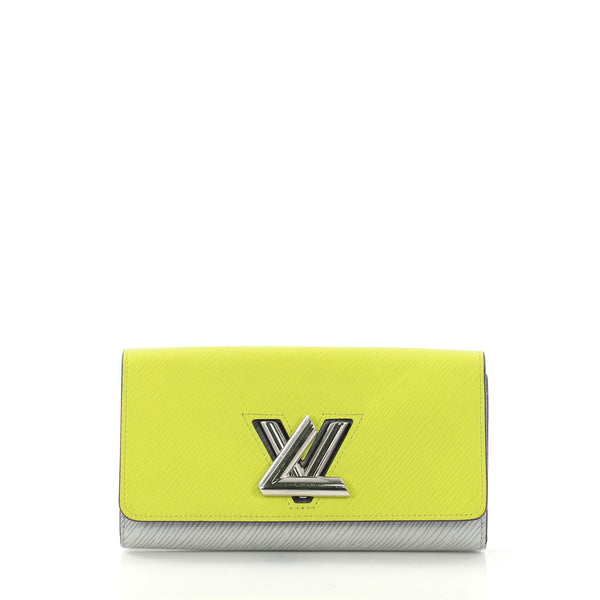 Louis Vuitton Epi Leather Twist Wallet - Yellow Wallets