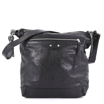 Balenciaga Arena Day Messenger Classic Studs Handbag Leather Black 40066239