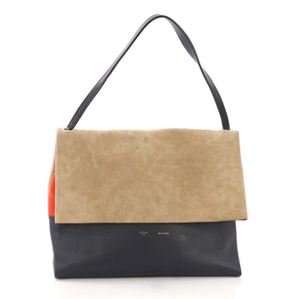 Celine All Soft Tote Suede with Leather Neutral 40066251