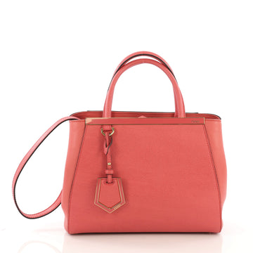 Fendi 2Jours Handbag Leather Petite Pink 4006625