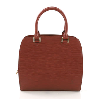 Louis Vuitton Pont Neuf Handbag Epi Leather PM Brown